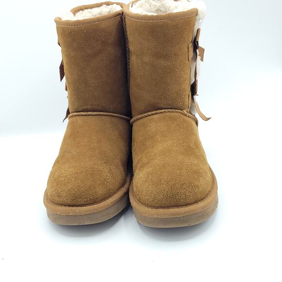 Koolaburra by UGG Victoria Short Winter Boots 1015874 Chestnut women's size 5 - Picture 7 of 9